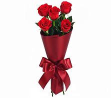 Букет 5 Красных роз Эдлесс Лав в Санамере