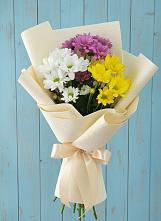 Букет школьные годы в Санамере Букет цветов из:  Хризантемы в Санамере