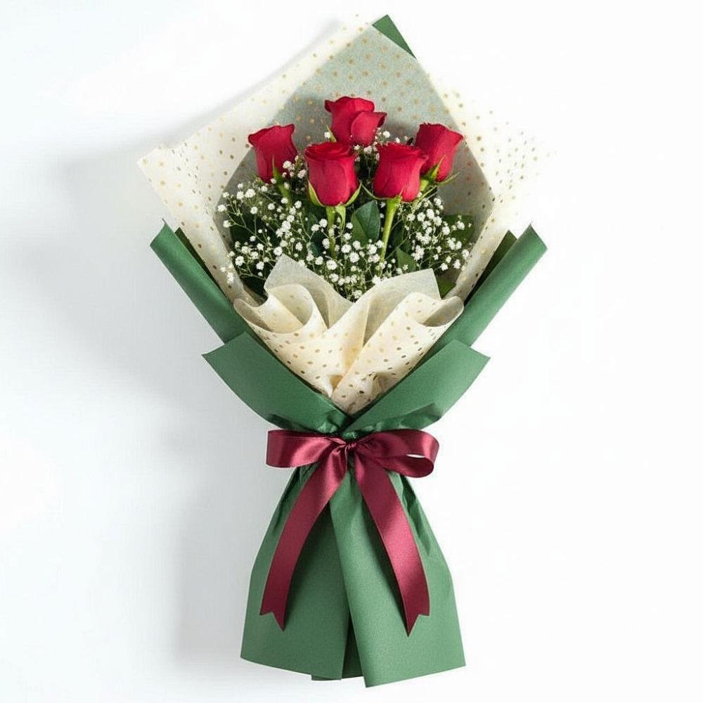 Букет рубиновое очарование в Санамере Букет цветов из: Розы в Санамере