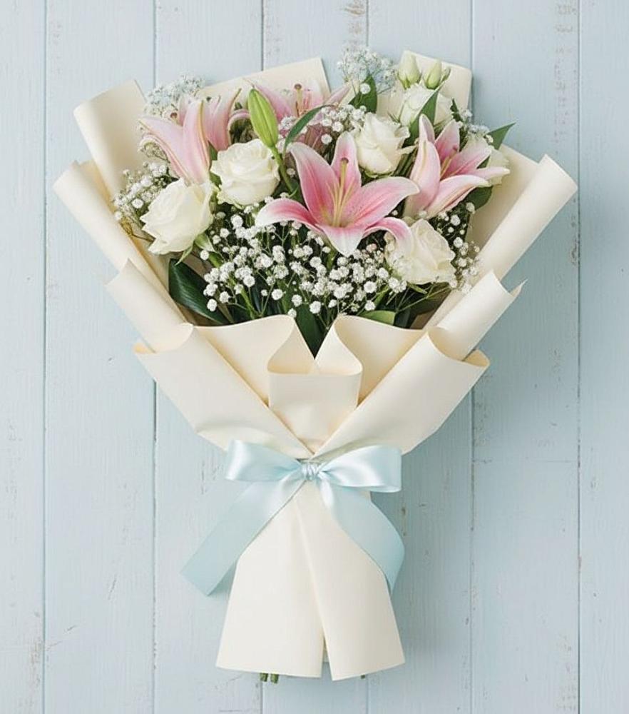 Букет Лилии в Санамере Букет цветов из: Лилии в Санамере