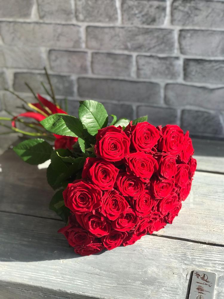 Красные розы Фридом в Санамере Букет Красные розы Фридом в Санамере