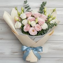 Букет шампанское #REPLACE_PRED# Санамере Букет цветов из:  Лизиантусы #REPLACE_PRED# Санамере