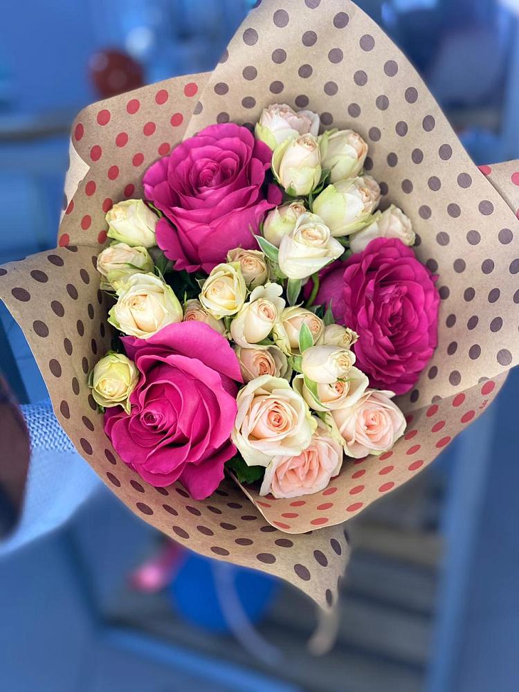 Букет ласковый взгляд в Санамере Букет цветов из: Розы в Санамере