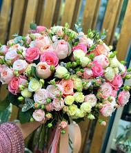 Букет розовый шик в Санамере Букет цветов из:  Розы в Санамере