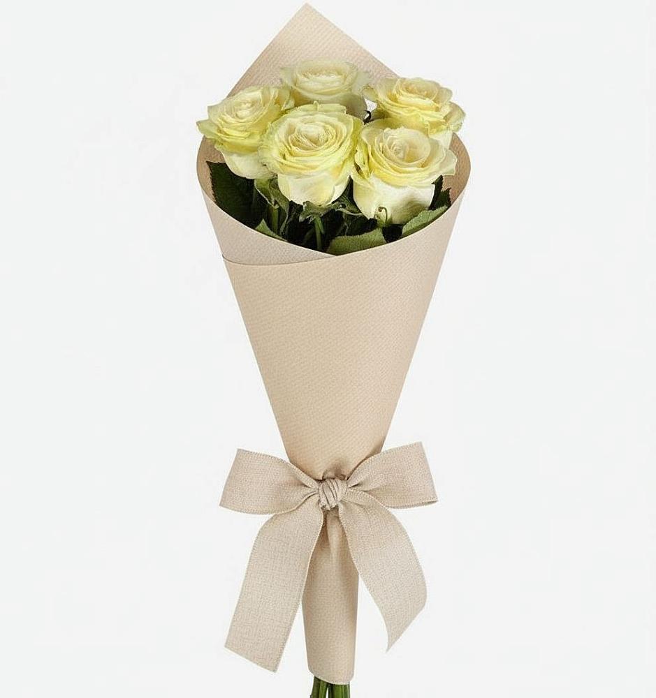 Букет белые крылья в Санамере Букет цветов из: Розы в Санамере