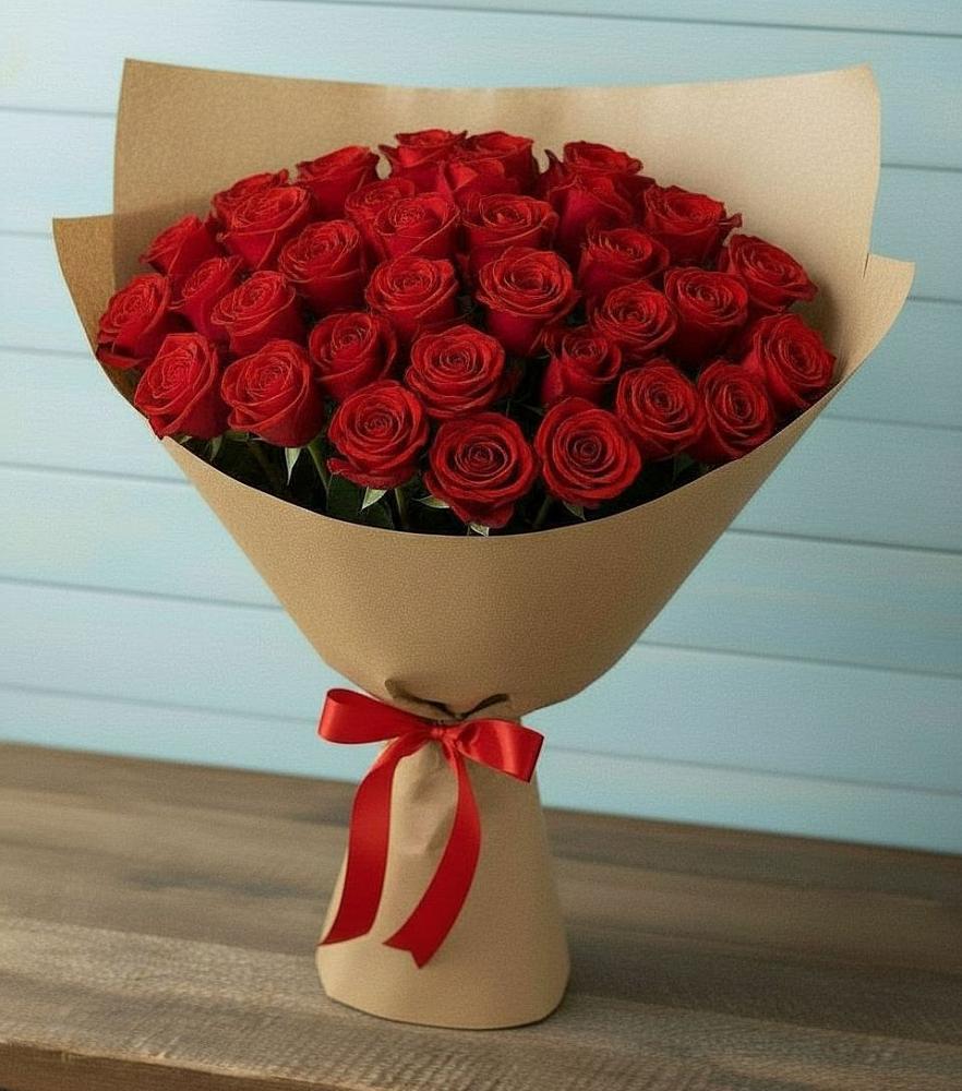 Красные розы Милано в Санамере Букет Красные розы Милано в Санамере