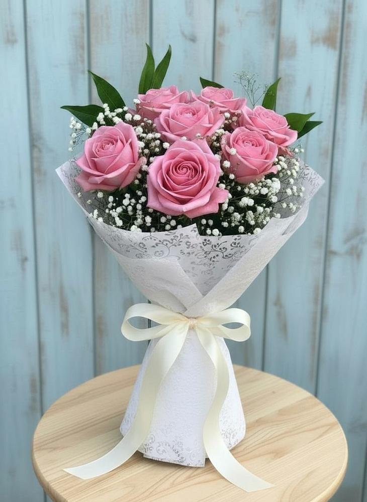 Букет шик блеск в Санамере Букет цветов из: Розы в Санамере