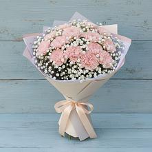 Букет Нежность рассвета в Санамере Букет цветов из:  Гвоздики в Санамере