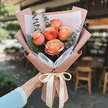 Букет персиковый аромат в Санамере Букет цветов из:  Розы в Санамере