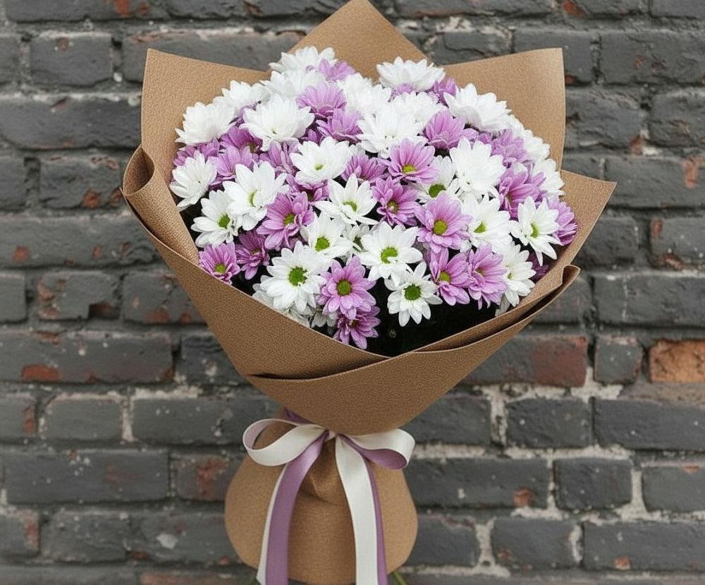 Букет грани совершенства в Санамере Букет цветов из: Хризантемы в Санамере