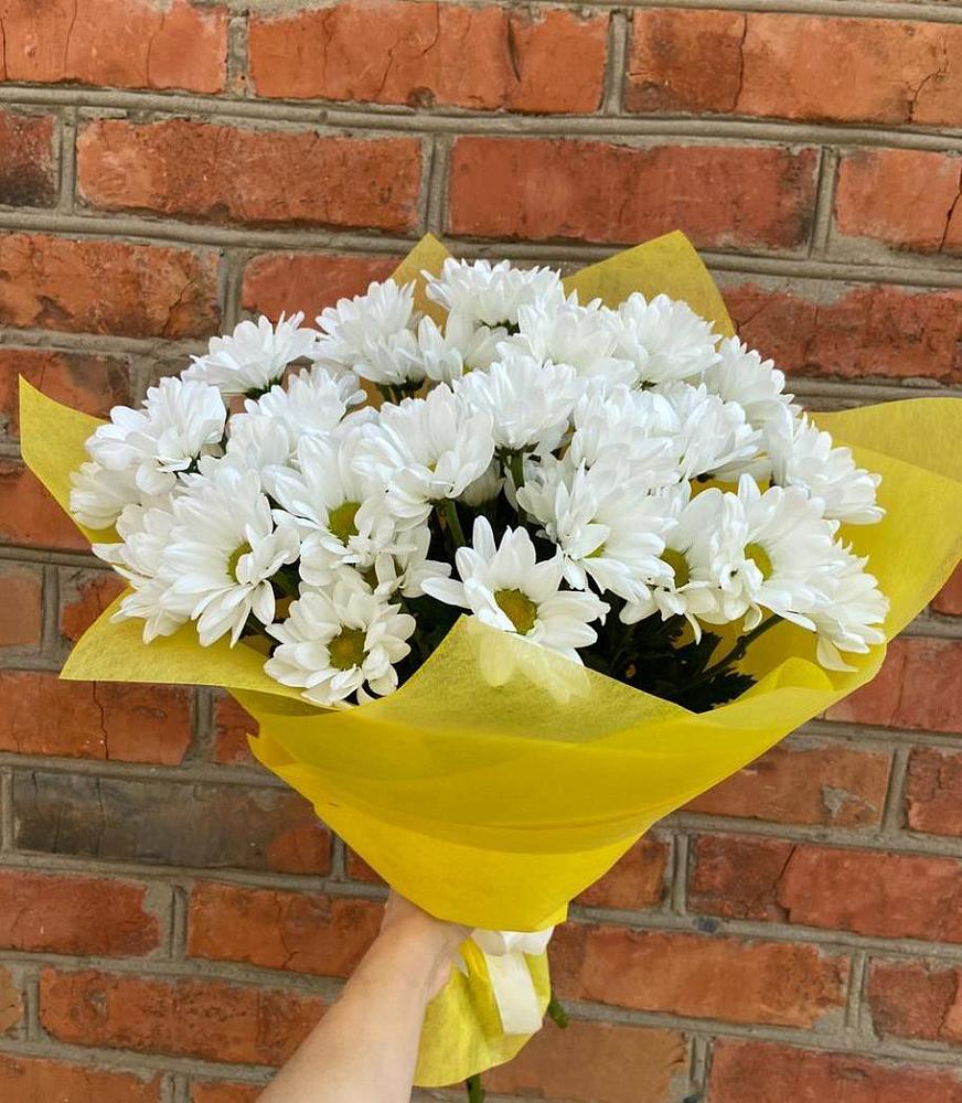 Букет Застенчивые лепестки в Санамере Букет цветов из: Хризантемы в Санамере