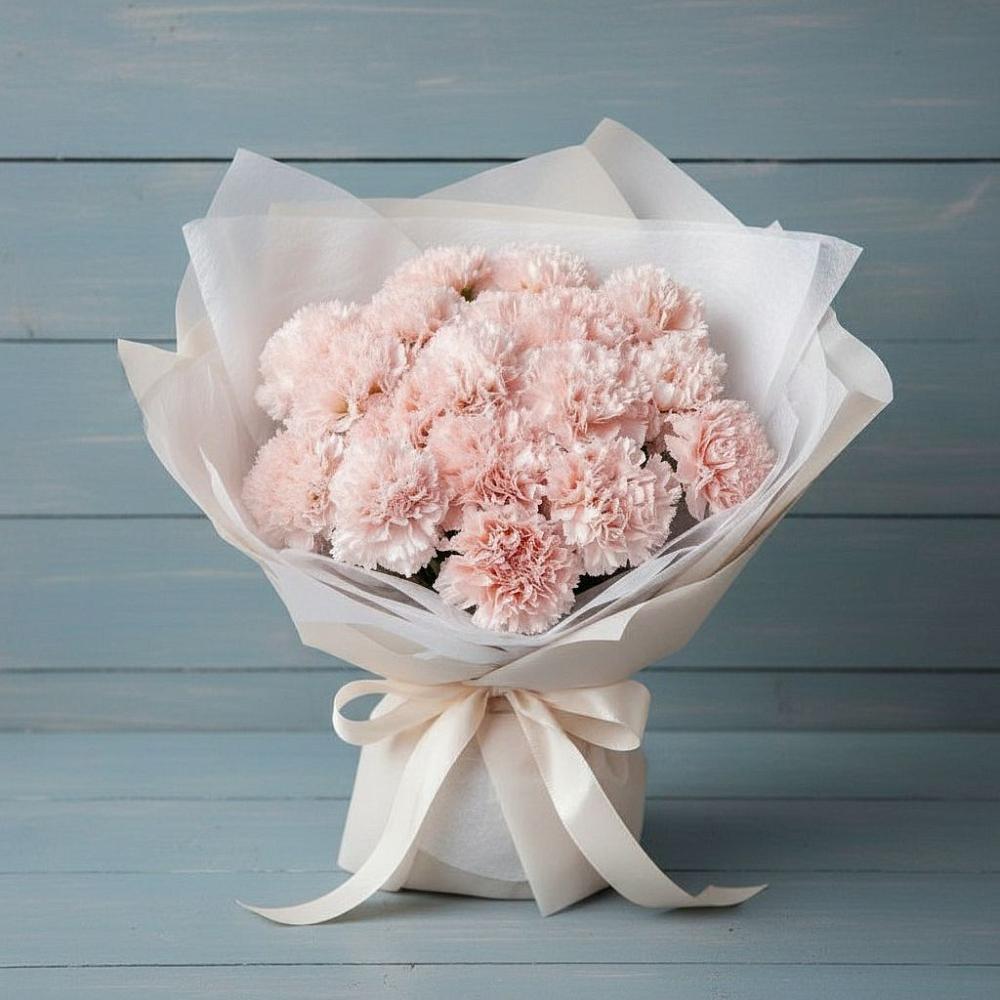 Букет розовые гвоздики в Санамере Букет цветов из: Гвоздики в Санамере