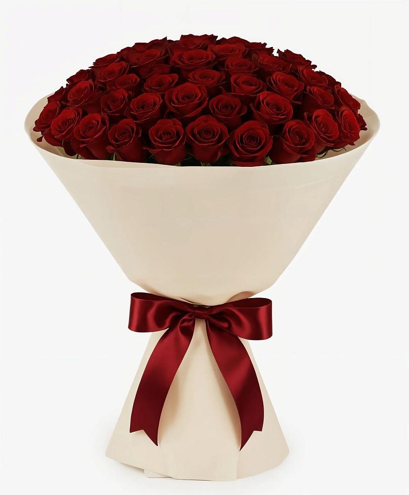 101 Бордовая роза Блэк Бакарра в Санамере Букет 101 Бордовая роза Блэк Бакарра в Санамере