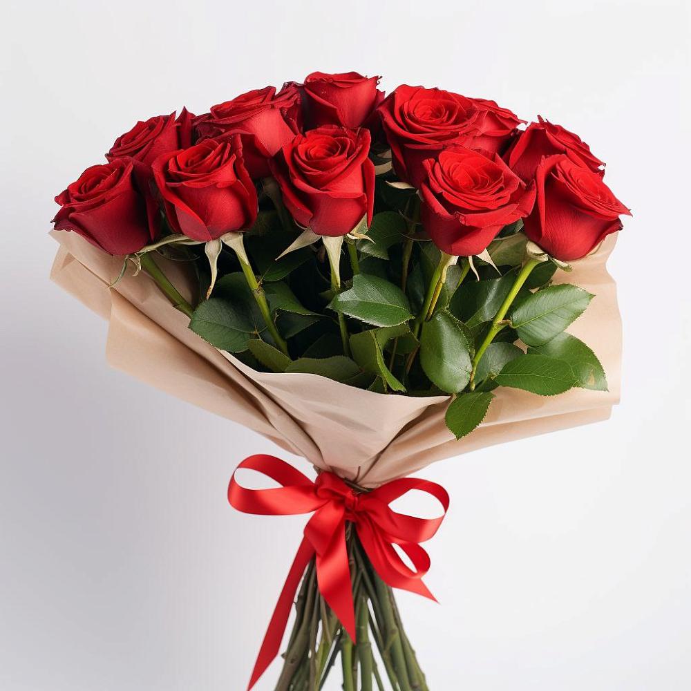 11 Красных роз Эдлесс Лав в Санамере Букет 11 Красных роз Эдлесс Лав в Санамере
