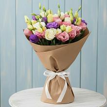 Букет Цветная эустома в Санамере Букет цветов из:  Лизиантусы в Санамере