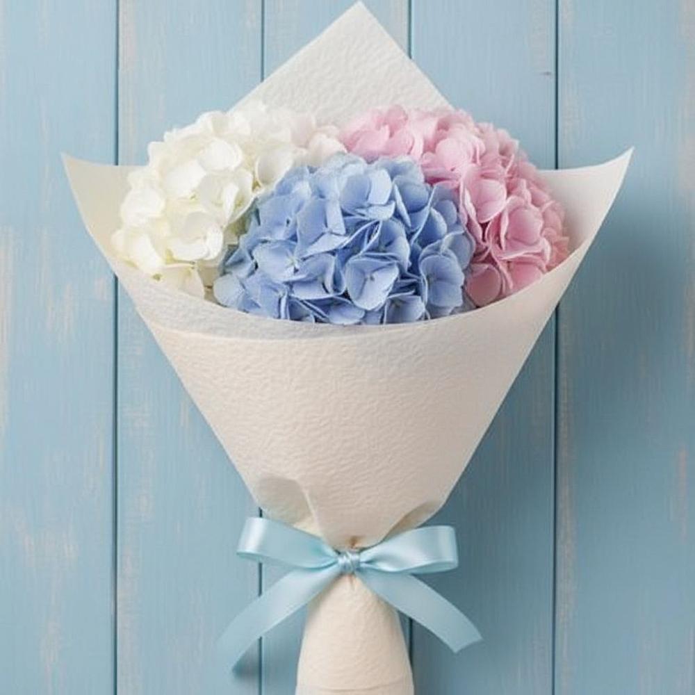 Букет Нежная гортензия в Санамере Букет цветов из: Гортензия в Санамере
